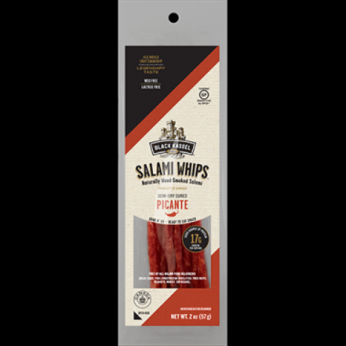 Black Kassel Salami Whips and Sticks